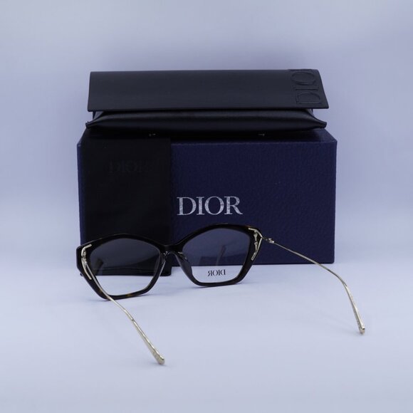 Final Price! Dior MISSDIORO S1F 2200 Havana/Gold Eyeglasses 54mm - Picture 7 of 12